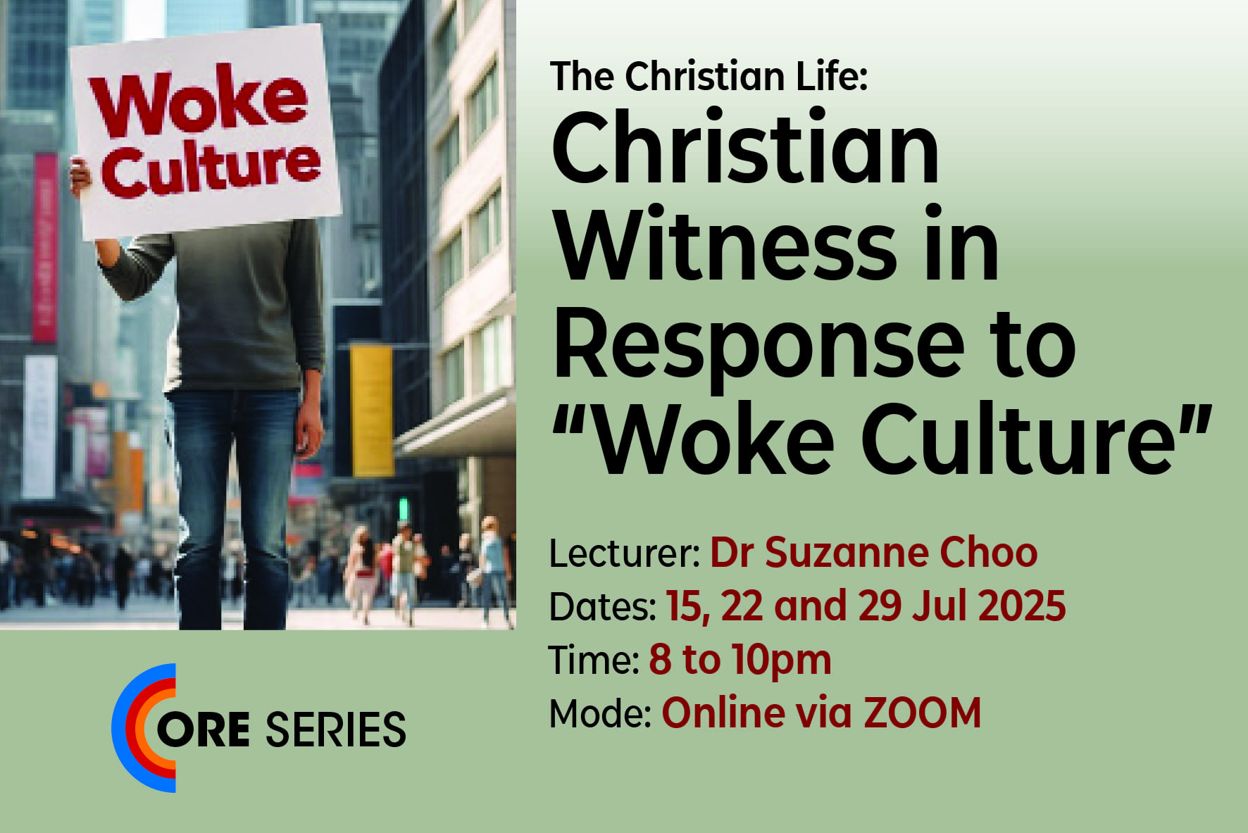 The Christian Life: Christian Witness in Response to “Woke Culture”