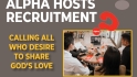 Alpha Hosts Recruitment